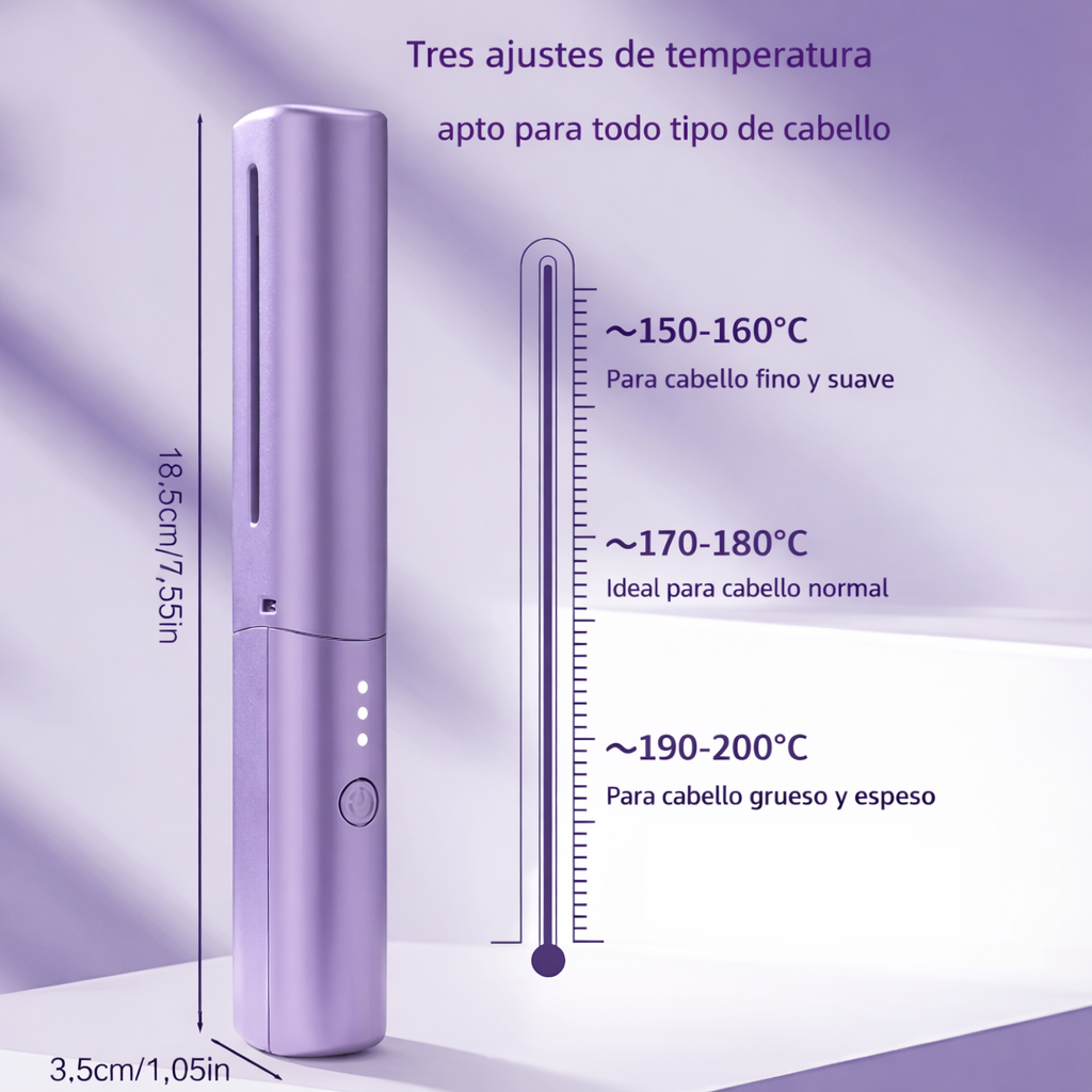 Cepillo Alisador Portátil Plegable
